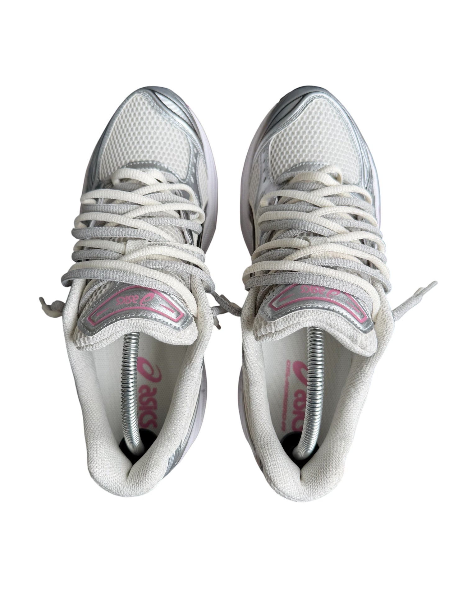 ASICS Kayano Double Laces – Gris/Blanc
