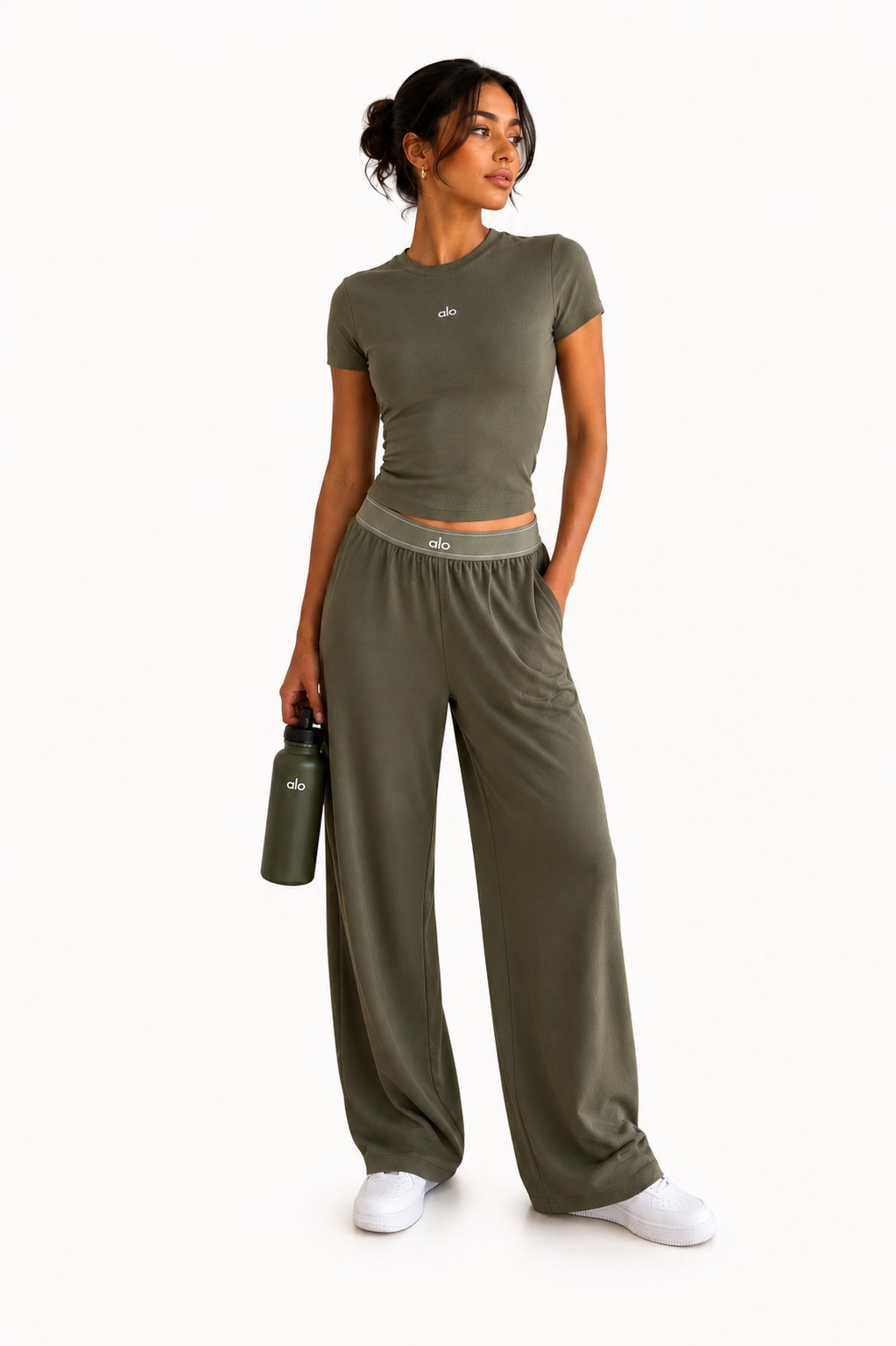 Ensemble Alo Flow – Vert olive