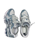 ASICS Kayano Double Laces – Gris/Bleu ciel