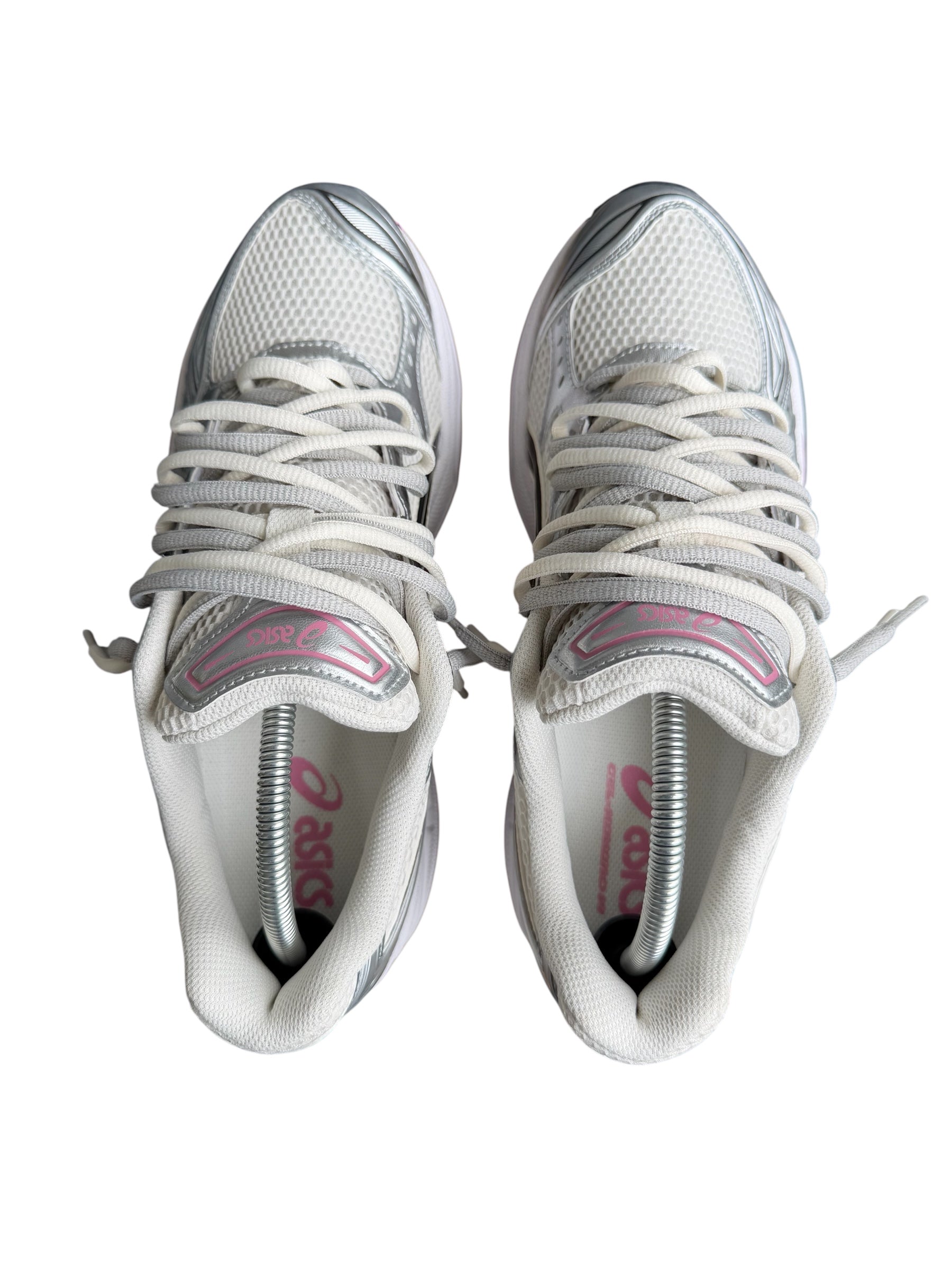 ASICS Kayano Double Laces – Gris/Blanc