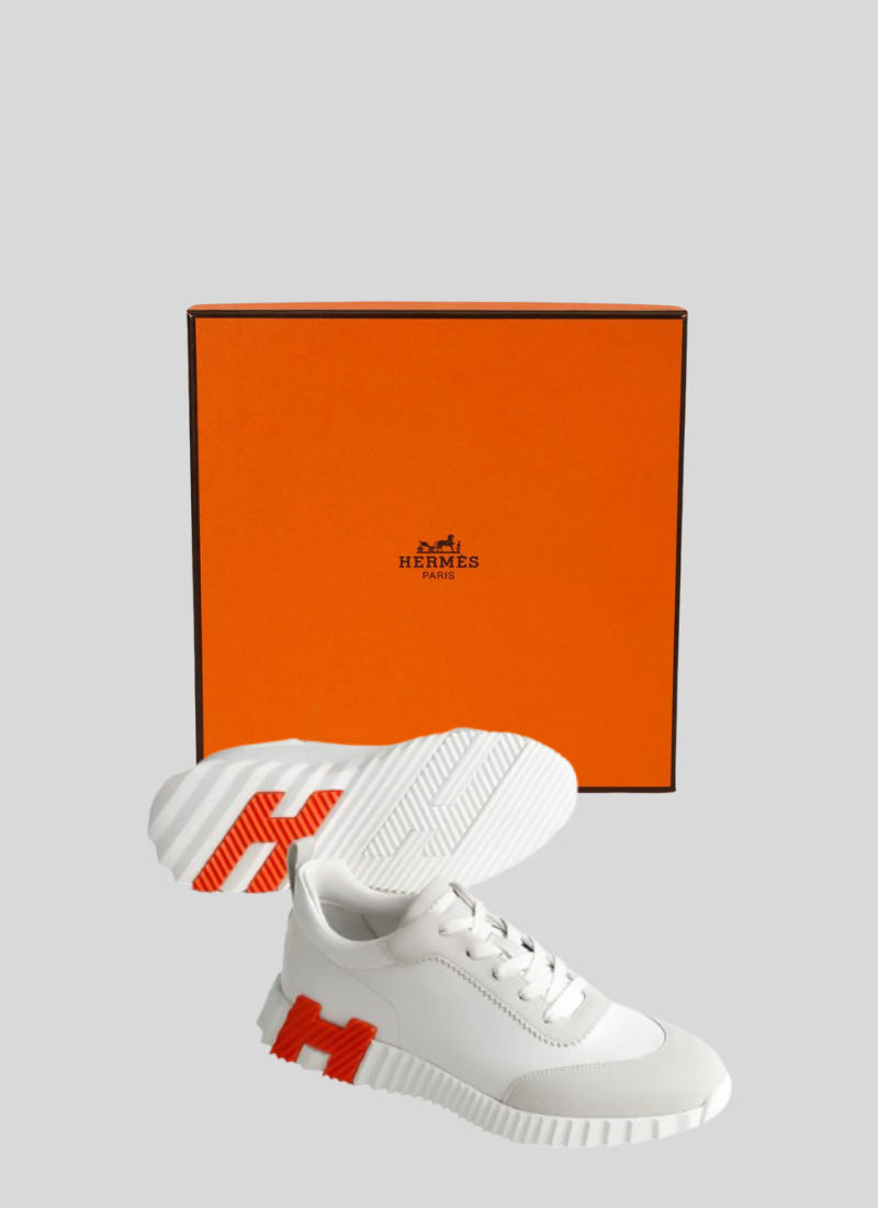 Hèrmes Boucing White/Orange